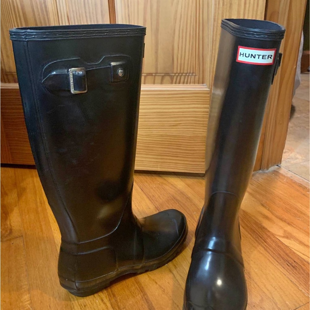 Hunter Classic Black Tall Boots